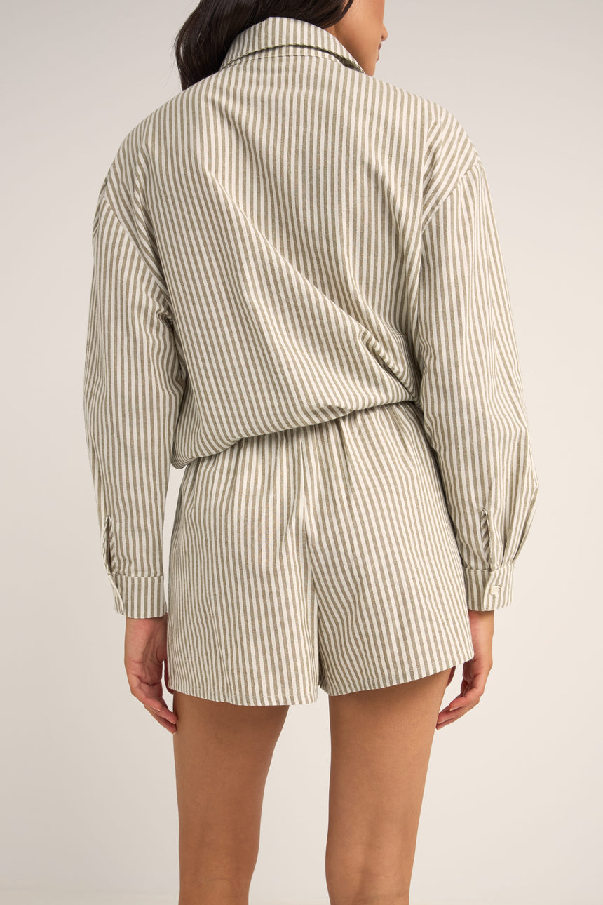 Valley Stripe - Short Femme