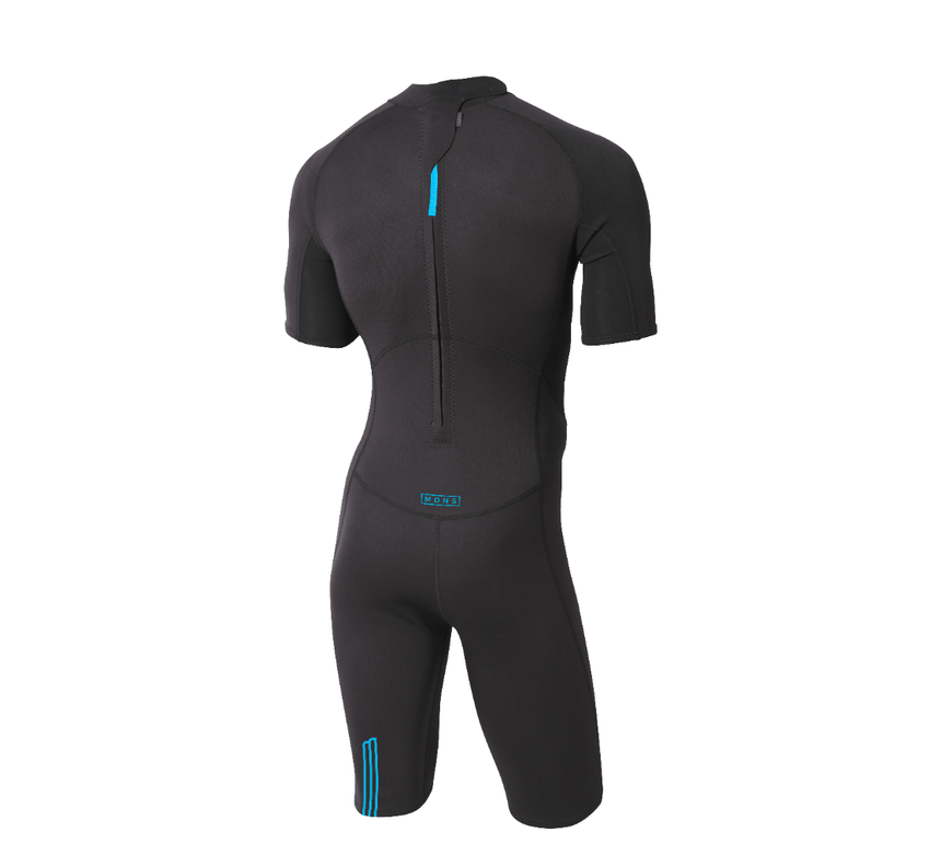 2/2 Stamiina - Zip Dos S/S Combinaison Shorty Surf HommeShortyMdns
