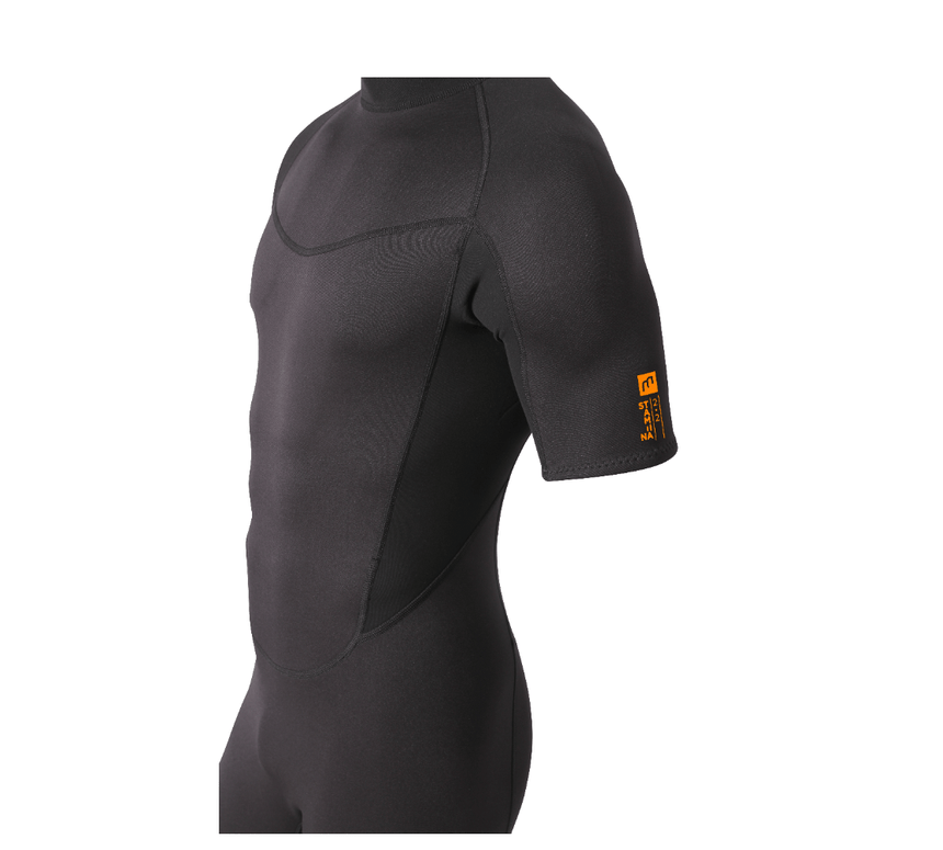 2/2 Stamiina - Zip Dos S/S Combinaison Shorty Surf HommeShortyMdns