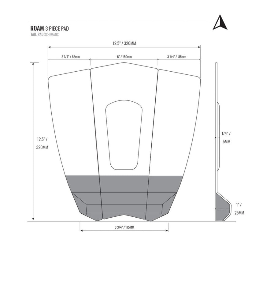3 Pièces Pad De SurfPadsRoam