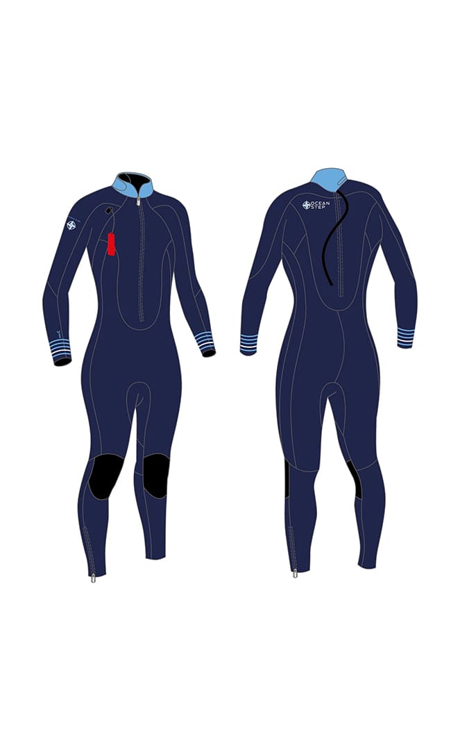 3/2 Dual Zip Combinaison Longe Cote Femme#SteamersOcean Step