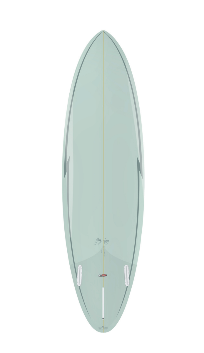 7'0" Gerry Lopez Midway Fusion - Poly Futures - Planche Surf MidlengthFunboard / HybrideSurftech