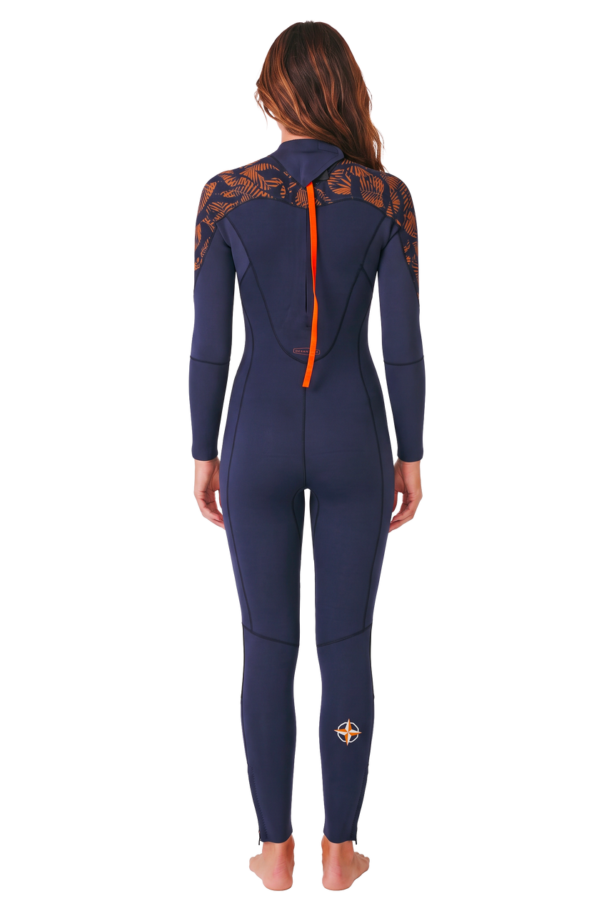 4/3 Dual Zip Full Suit - Combinazione Lunga Cote Donna