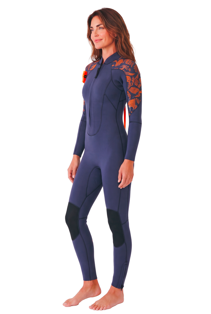 4/3 Dual Zip Full Suit - Combinazione Lunga Cote Donna