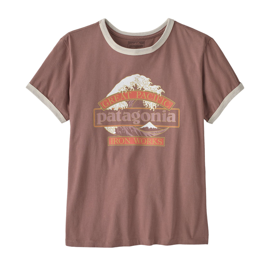 Great Waves Ringer - T Shirt Femme