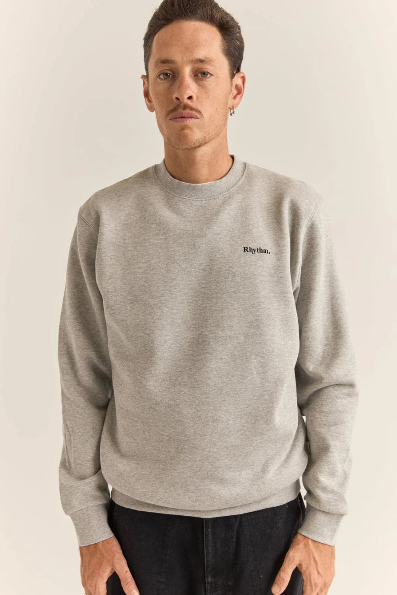 Brand Fleece Crew - Sweat HommeSweatsRhythm