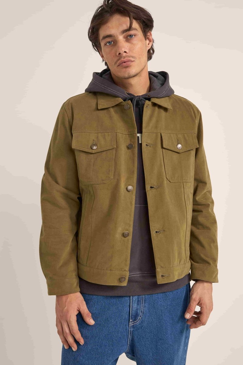 Brushed Twill Trucker Homme#SweatsRhythm