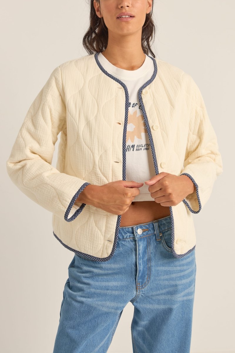 Check Quilted - Veste FemmeVestesRhythm