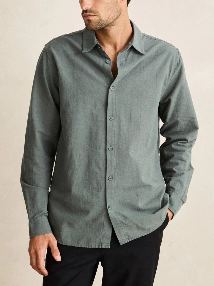 Classic Linen - Chemise Homme Manches LonguesChemisesRhythm