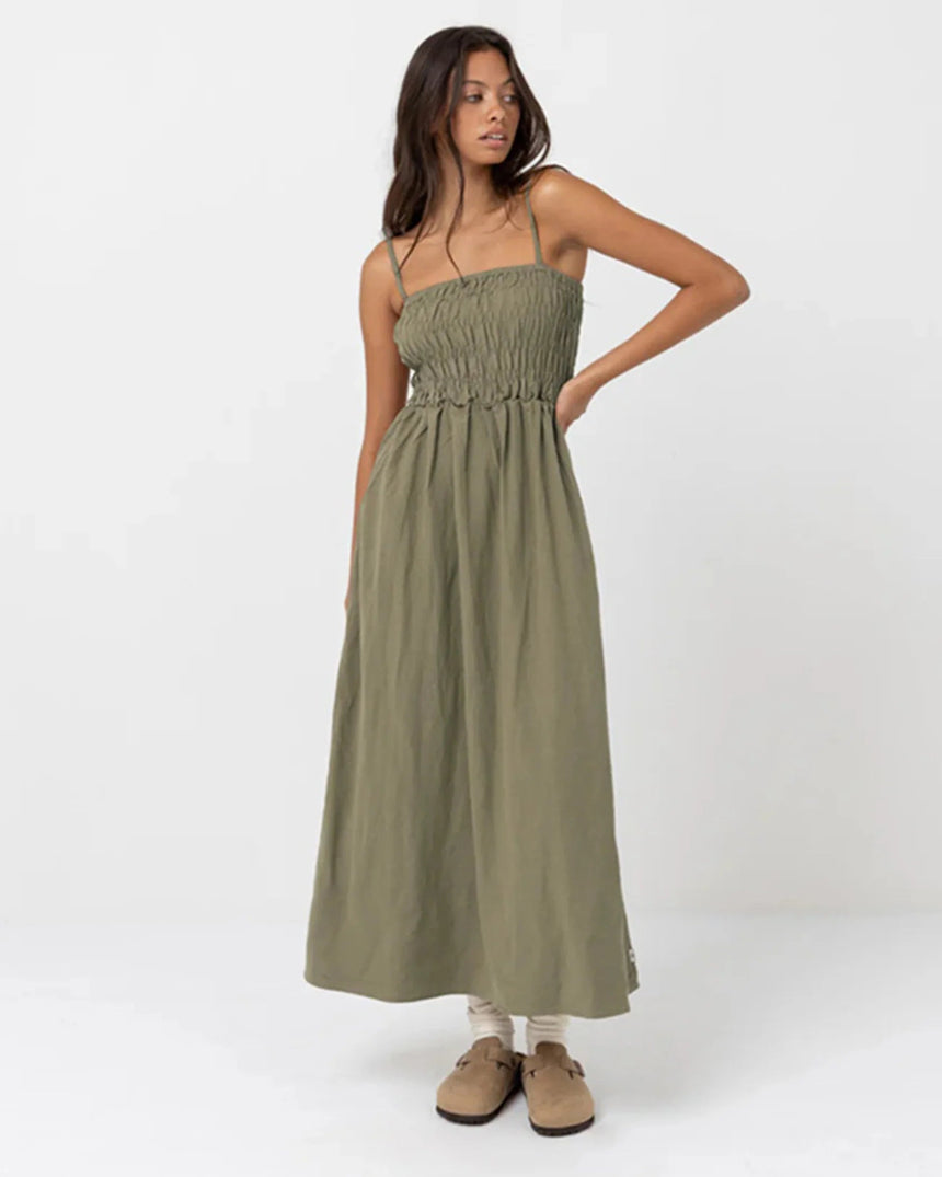 Classic Shirred - Robe Mi - Longue FemmeDressRhythm