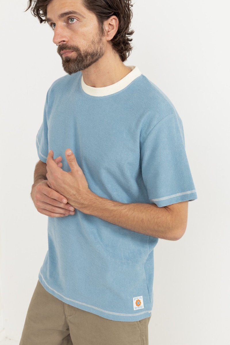 Contrast Vintage Terry - T Shirt HommeTee ShirtsRhythm