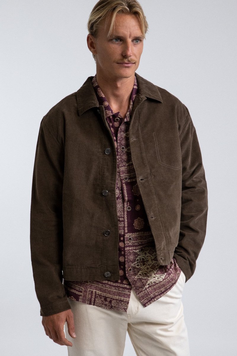 Corduroy Basic Veste Velours Côtelé Homme#VestesRhythm