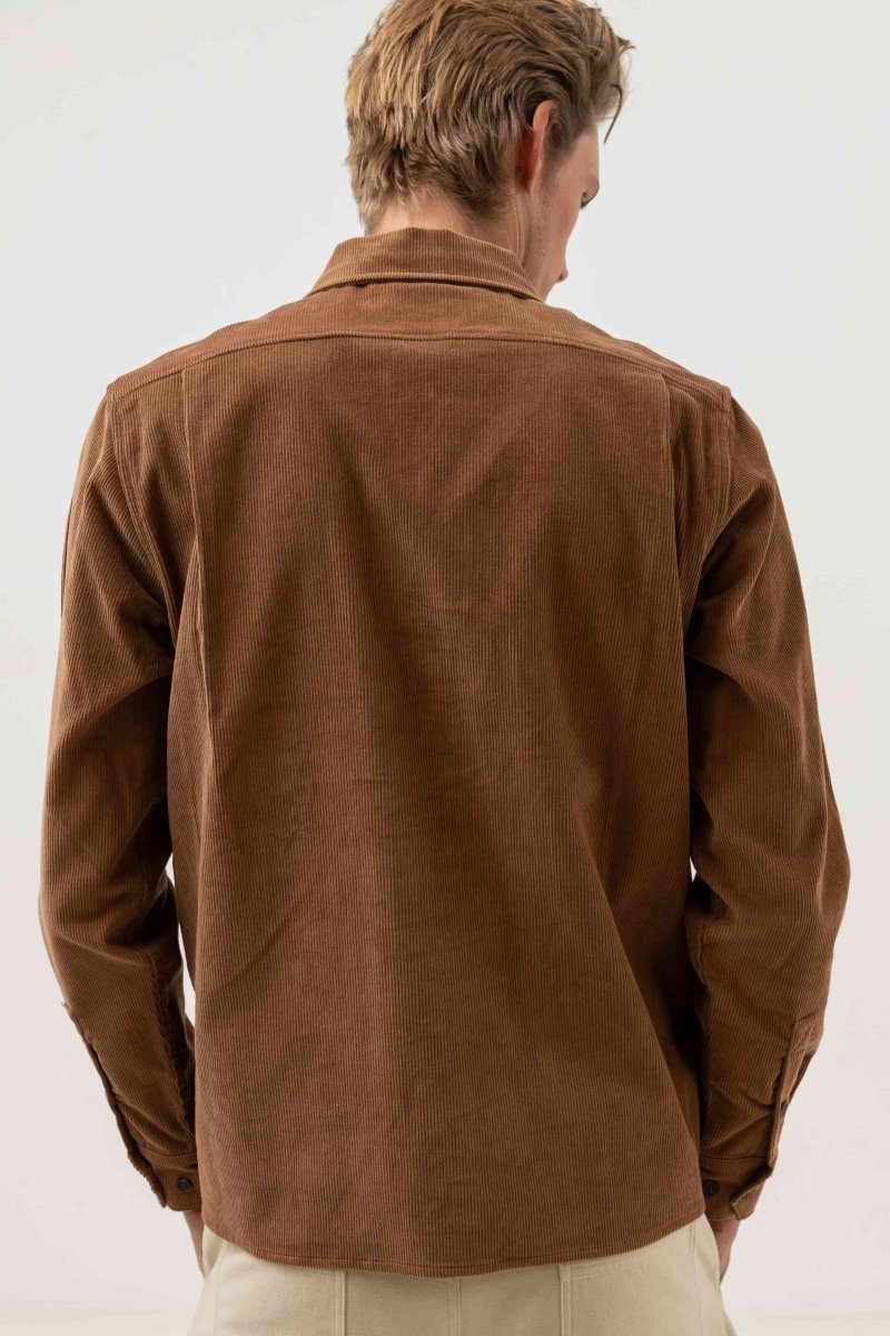 Corduroy Ls Chemise Manches Longues Velours Côtelé HommeChemisesRhythm