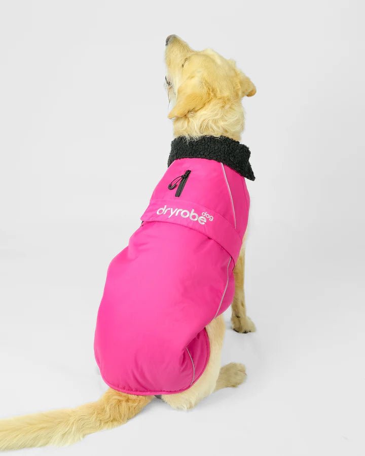 Dog Coat - Veste pour chien Rose / NoirPonchosDryrobe