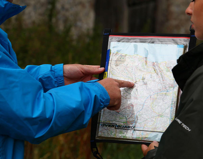 Dry Map Pouch - Porte - Documents Étanche Pour Cartes A4 NoirSleevesOverboard