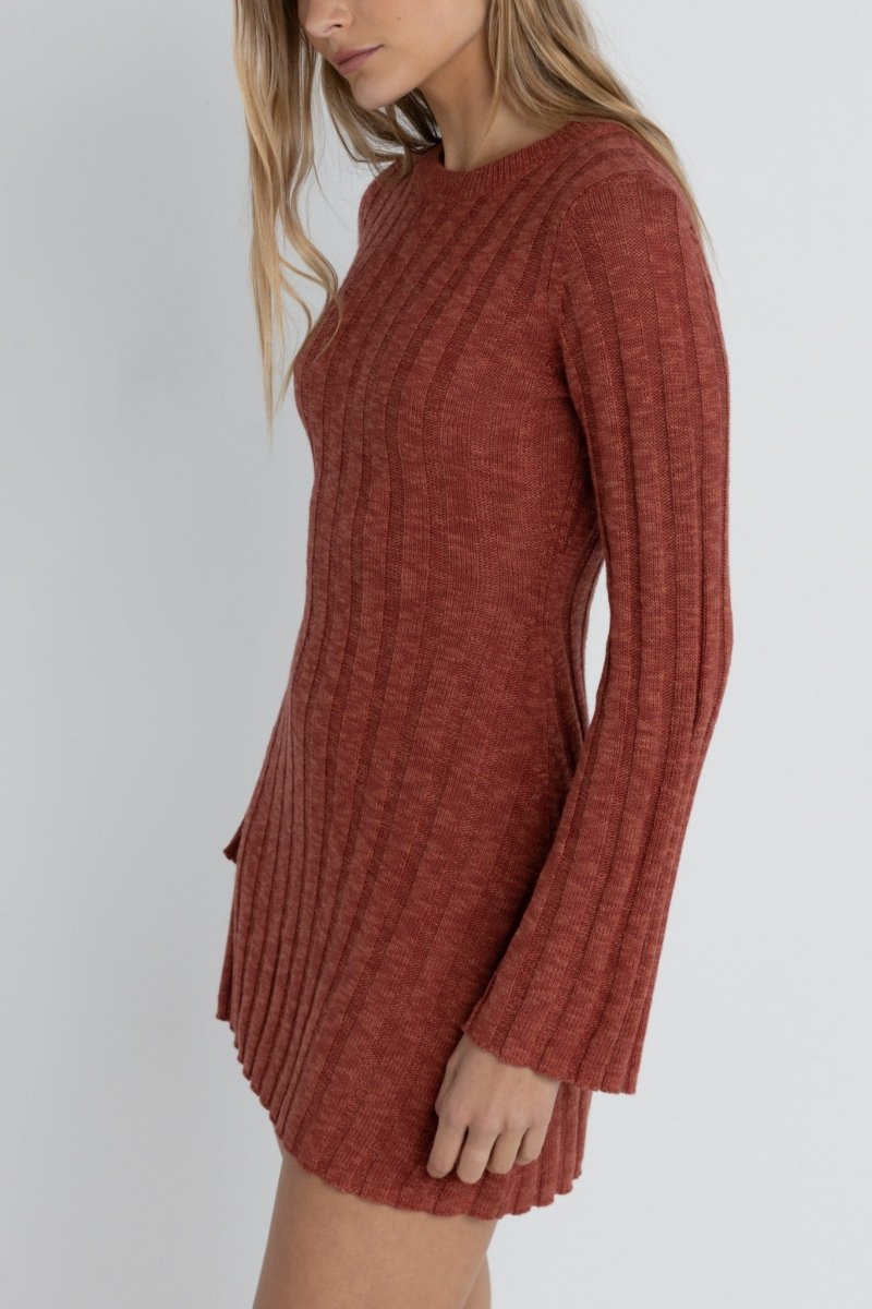 Empire L/S Knit - Robe Courte FemmeDressRhythm