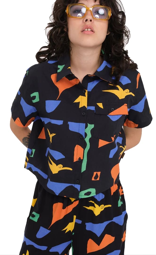 Fa Arthur Longo Chemise Manches Courtes Femme#ChemisesVolcom