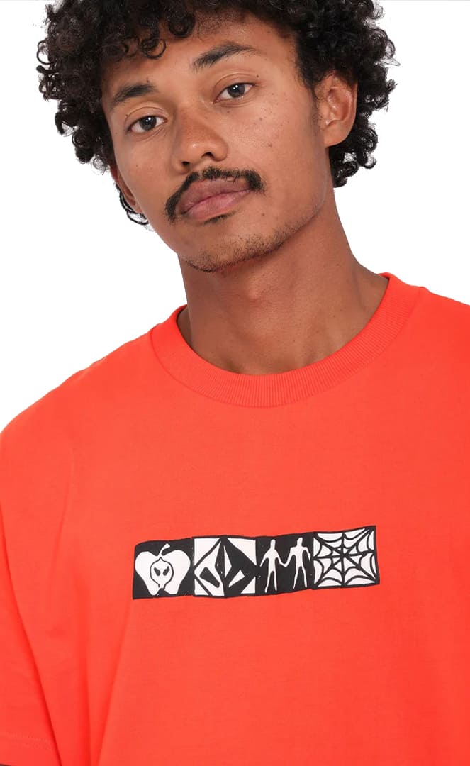 Fa Keutchi 3 Tee Shirt Coupe Classique Manches Courtes Homme#Tee ShirtsVolcom