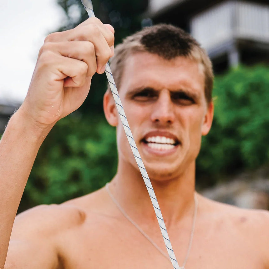 FCS Freedom Helix 6’ Comp Smoke/White leash de surf#LeashsFcs
