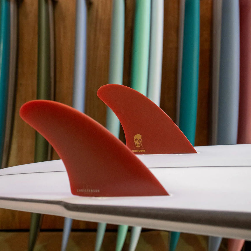 FCS II Christenson Twin PG Retail Fins Red#DérivesFcs