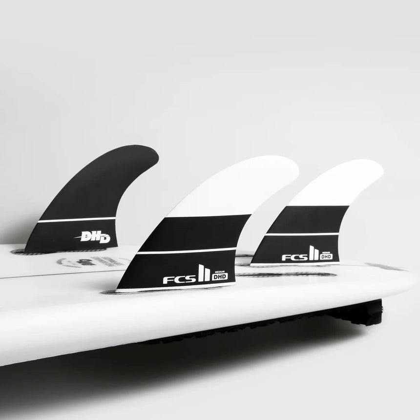 FCS II DH PC Tri Retail Fins Black/White#DérivesFcs