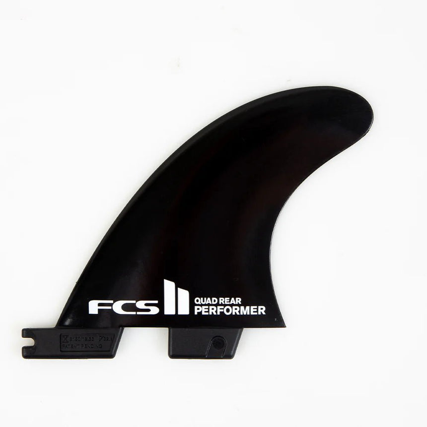 FCS II Performer Quad Rear Retail Fins Black#DérivesFcs