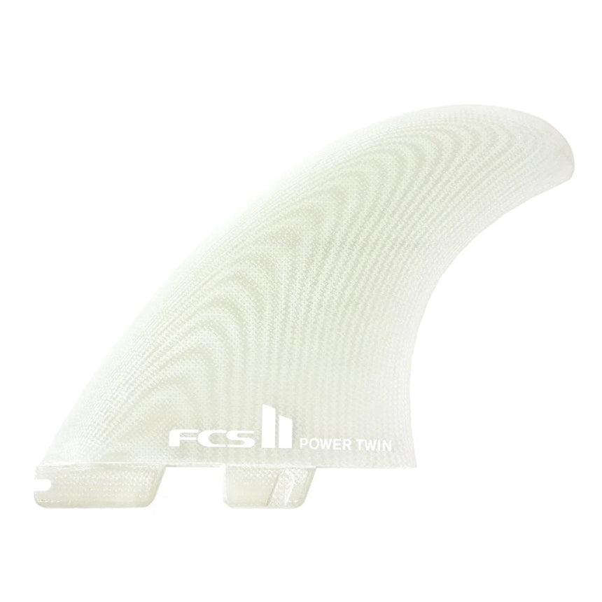 FCS II Power Twin PG Retail Fins Clear#DérivesFcs