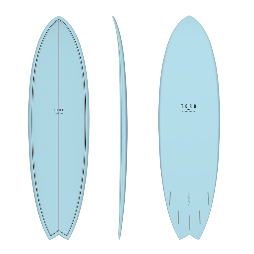 Fish Tet Classic Colour 6"3 Planche De Surf FishFishTorq