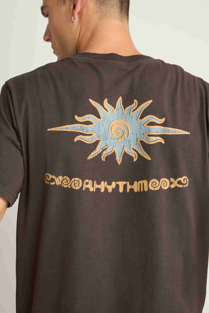 Flame Printed Vintage Ss T-Shirt Homme#Tee ShirtsRhythm