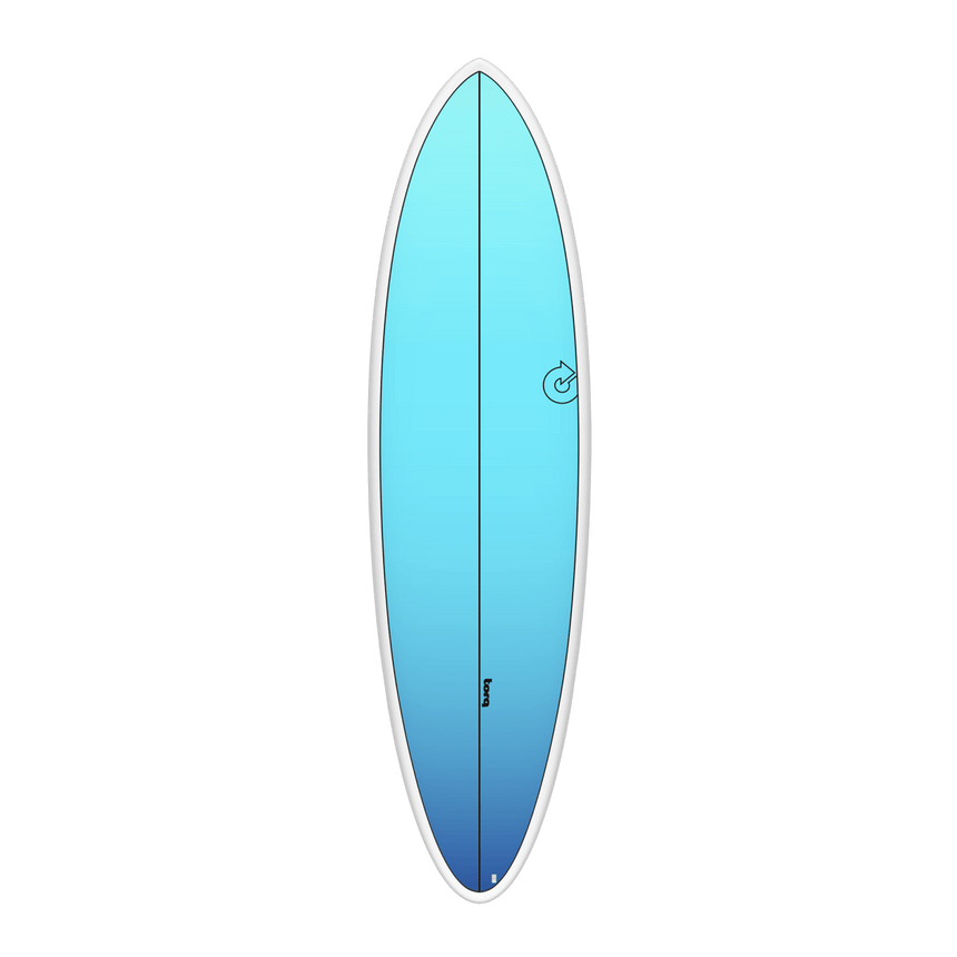 Fun Tet Retro Fade White Rail 6"8 Planche De Surf FunboardFunboard / HybrideTorq