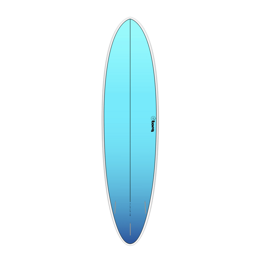 Fun Tet Retro Fade White Rail 7"2 Planche De Surf FunboardFunboard / HybrideTorq