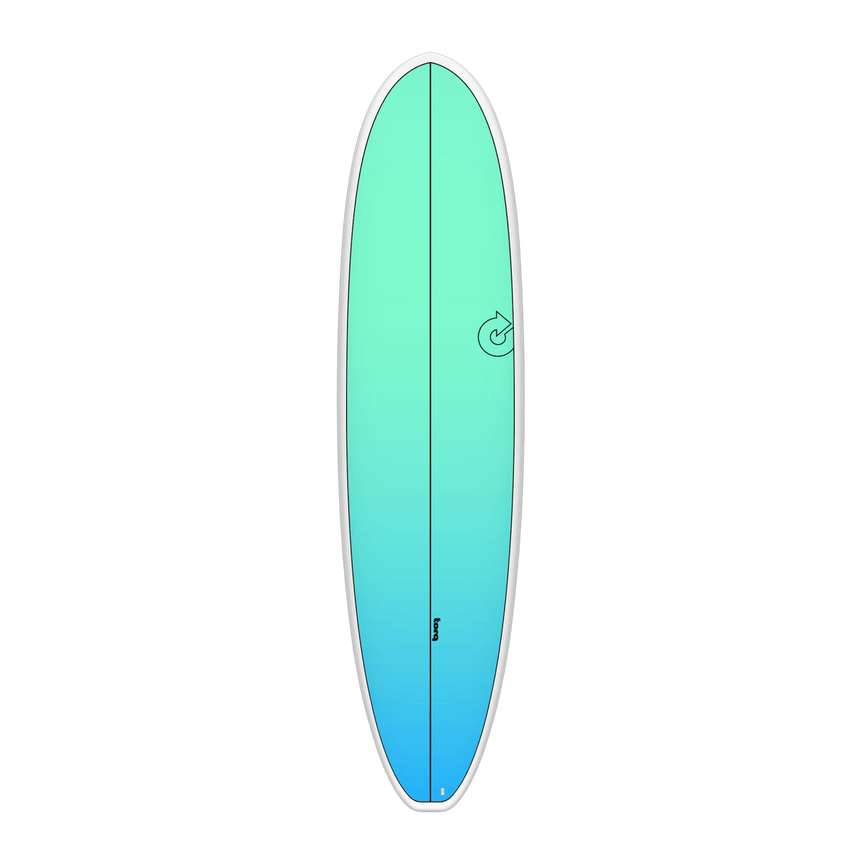 Fun V+ Tet Retro Fade White Rail 7"4 Planche De Surf FunboardFunboard / HybrideTorq