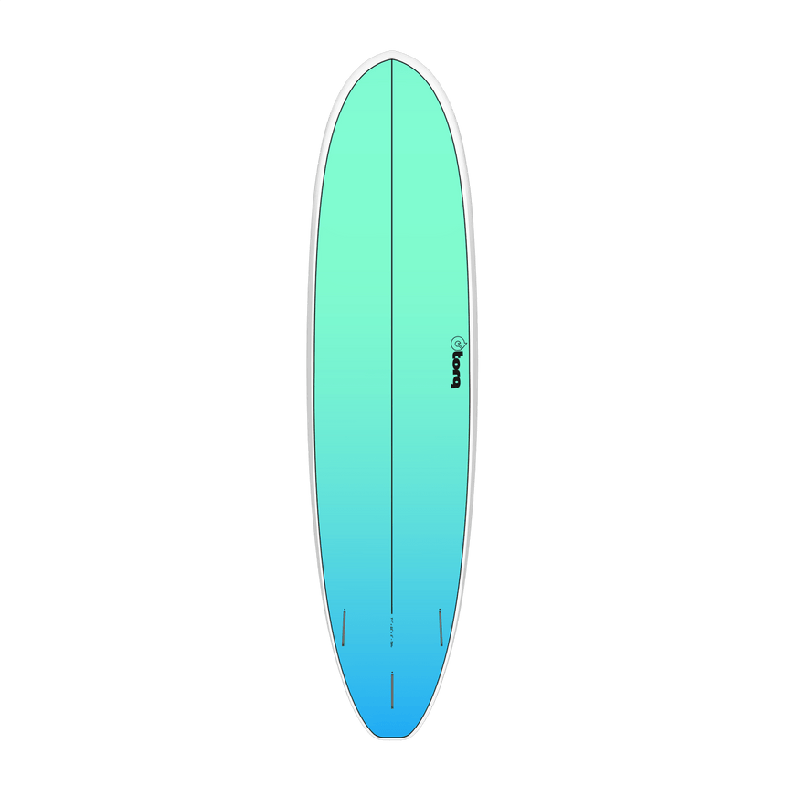 Fun V+ Tet Retro Fade White Rail 7"4 Planche De Surf FunboardFunboard / HybrideTorq