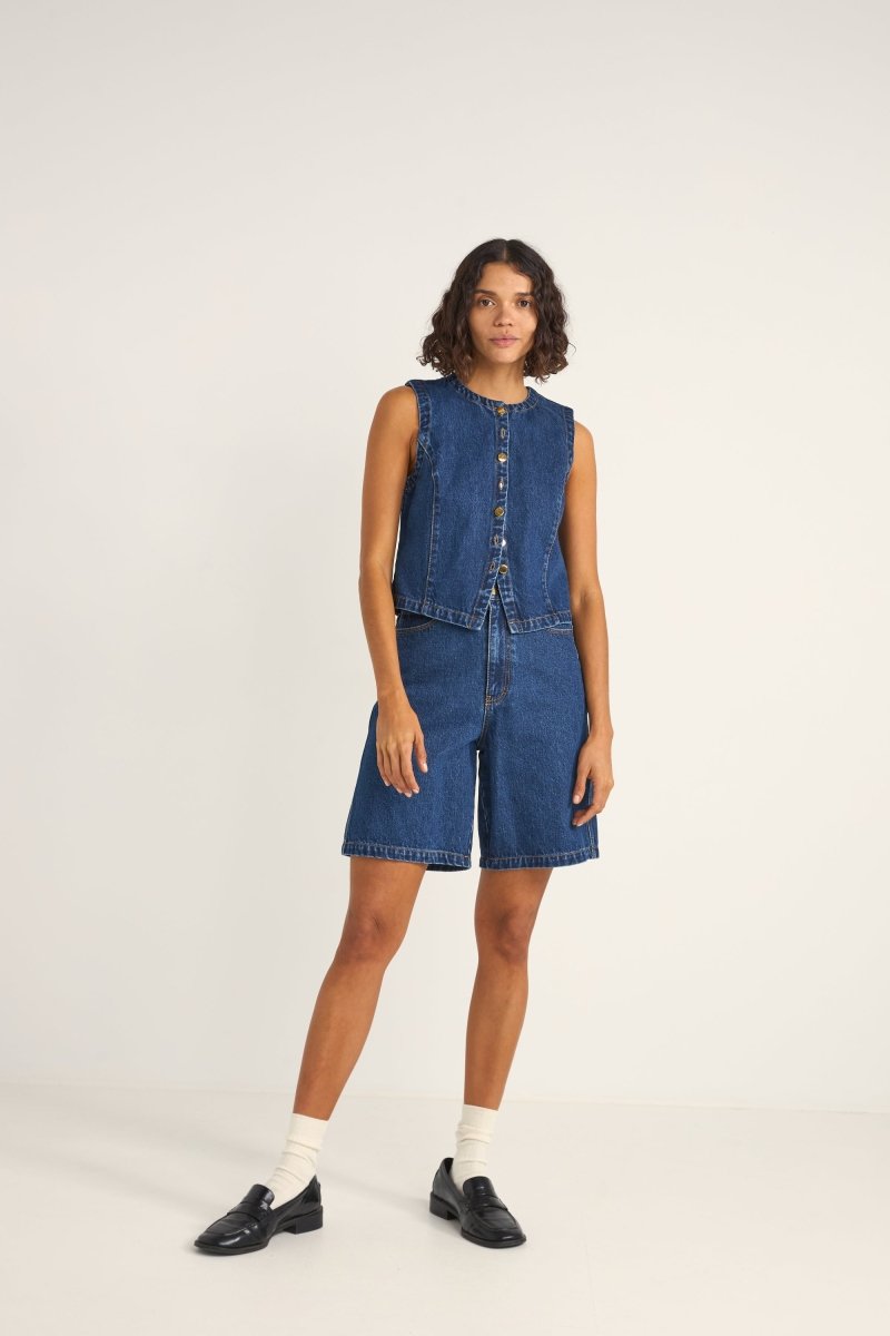Gia Denim Jorts - Short FemmeShortsRhythm