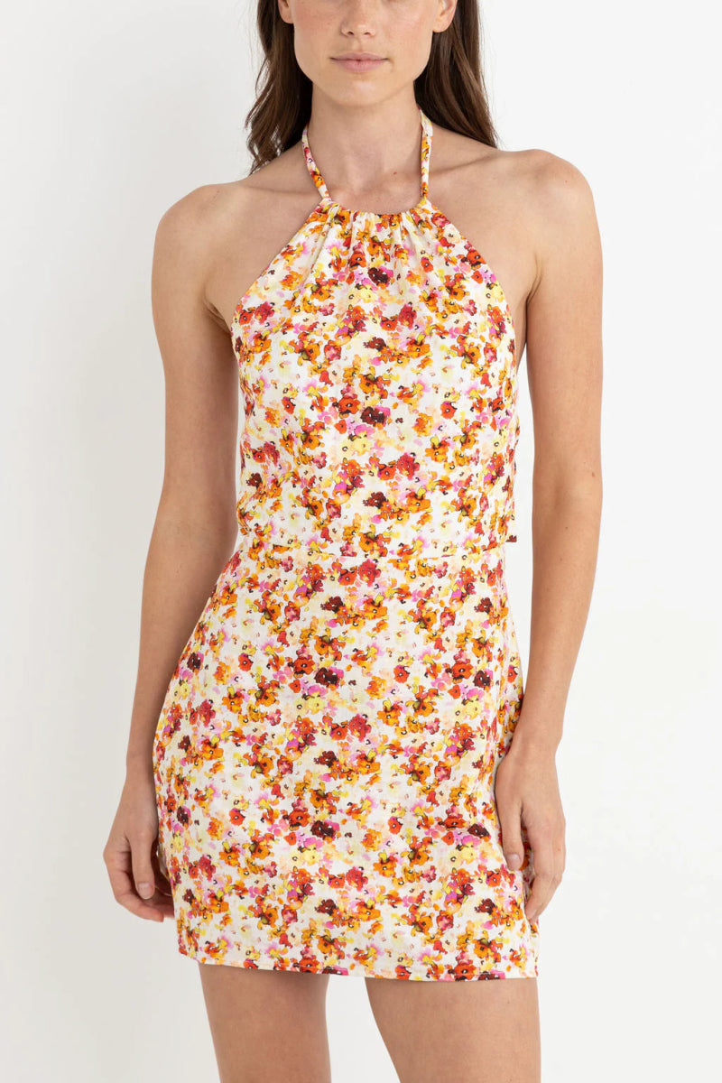 Haven Floral Halter Mini - Robe Courte FemmeDressRhythm