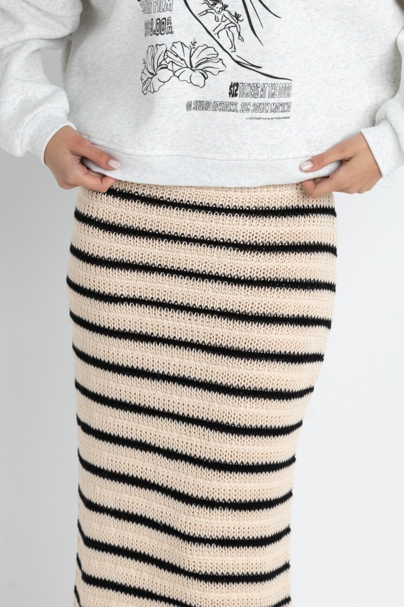 Highline Stripe Knit - Jupe Mi-Longue FemmeSkirtRhythm