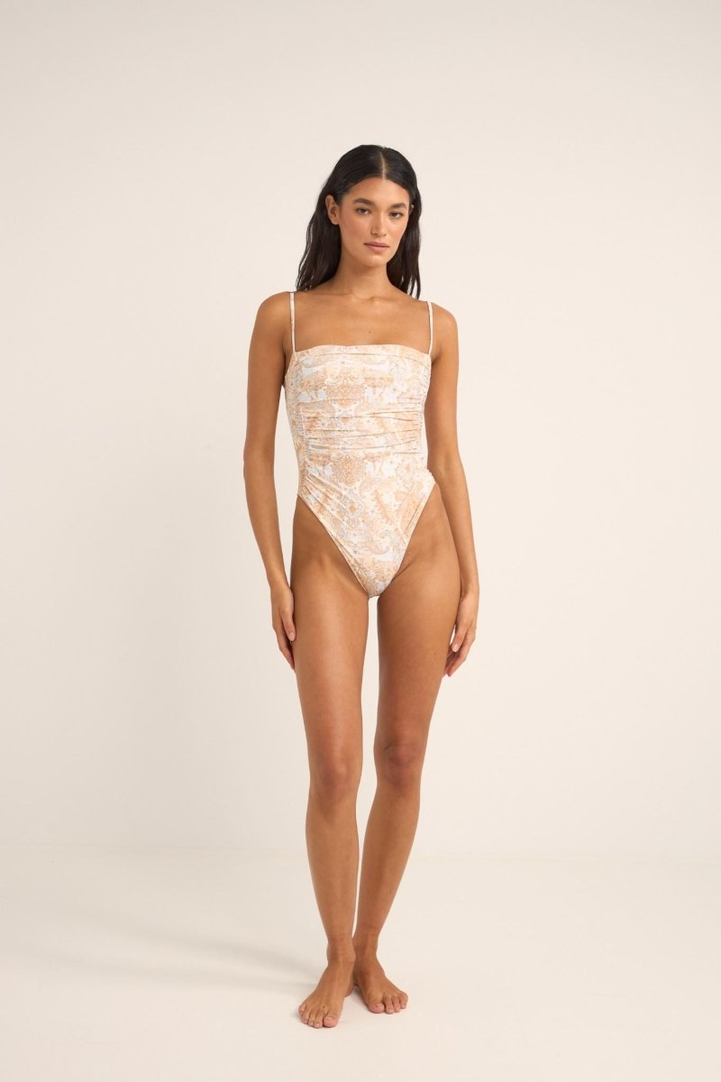 Jean Paisley Scrunched Side One Piece FemmeMaillots De BainRhythm