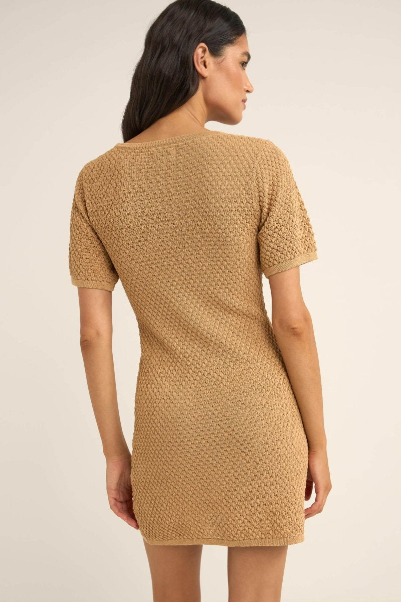 Joni Knit Mini Robe Femme#OverswimRhythm