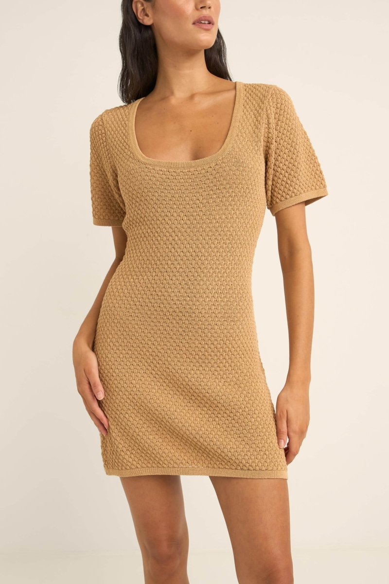 Joni Knit Mini Robe Femme#OverswimRhythm