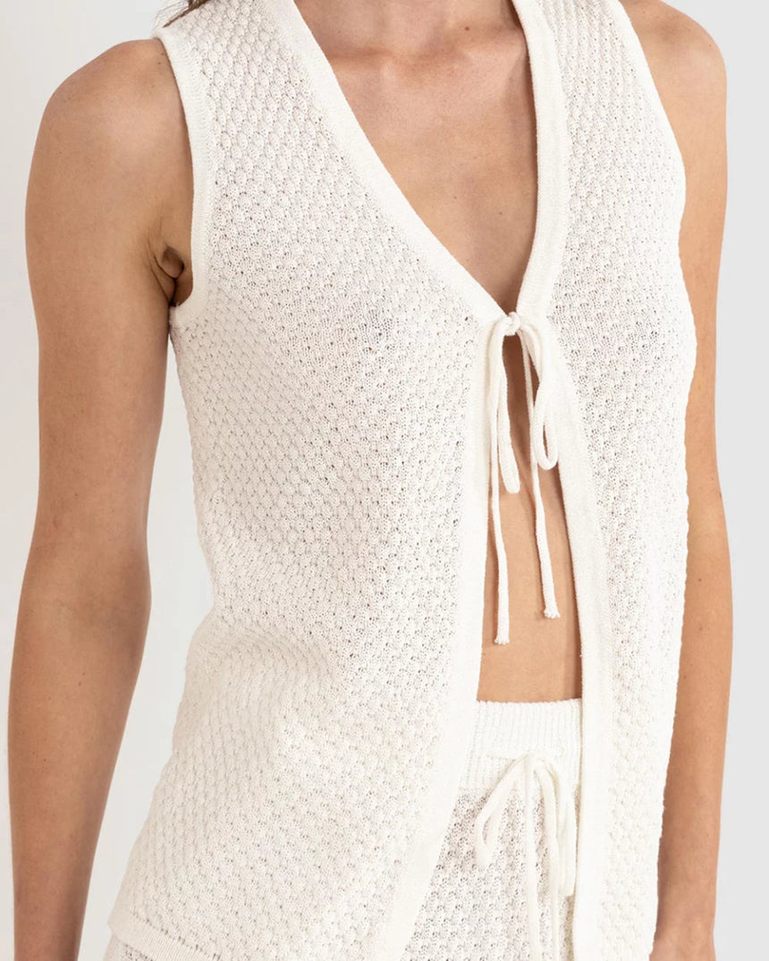 Jossie Longline Knit Vest - Gilet FemmePullRhythm