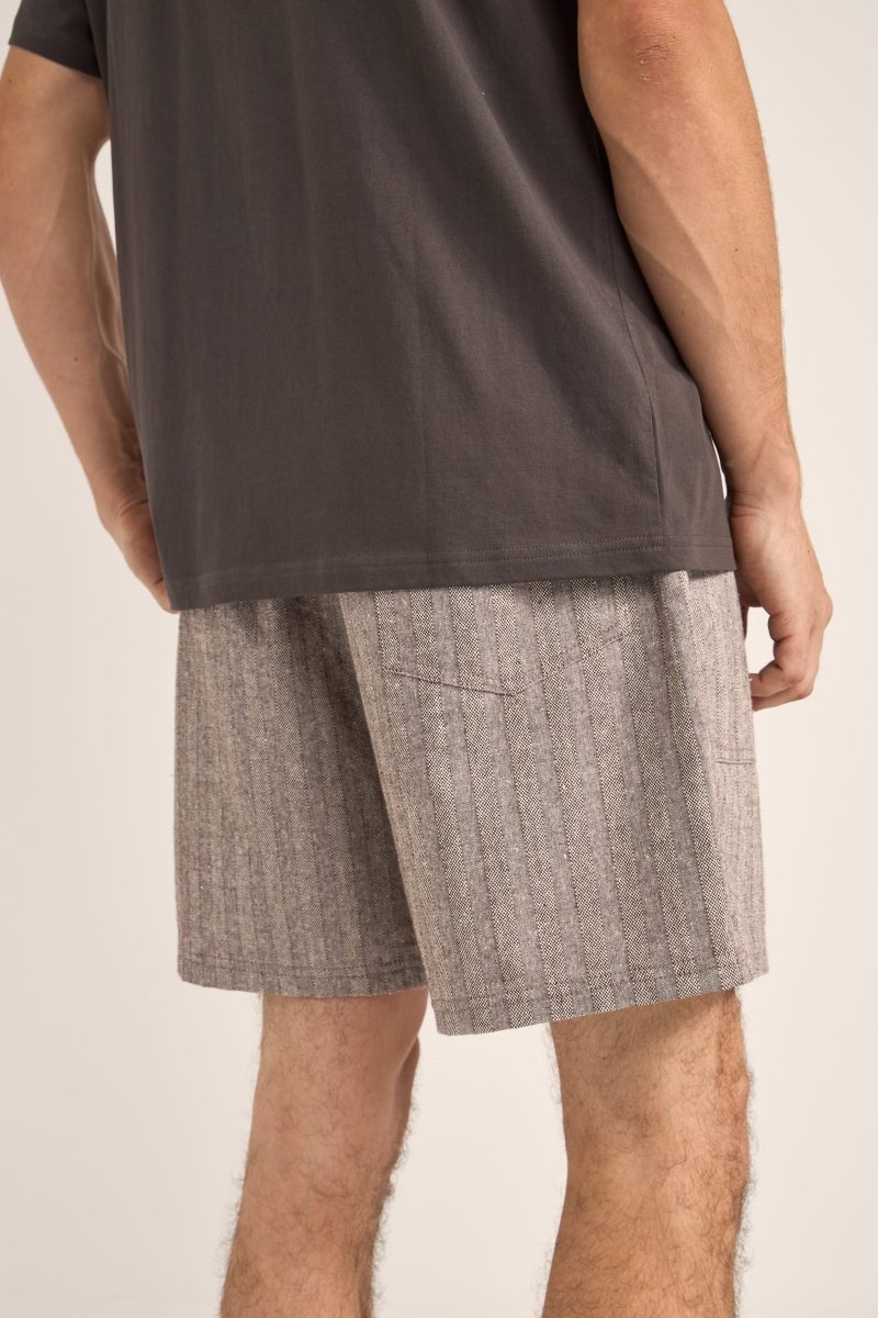 Linen Stripe Fatigue Jam Homme#ShortsRhythm