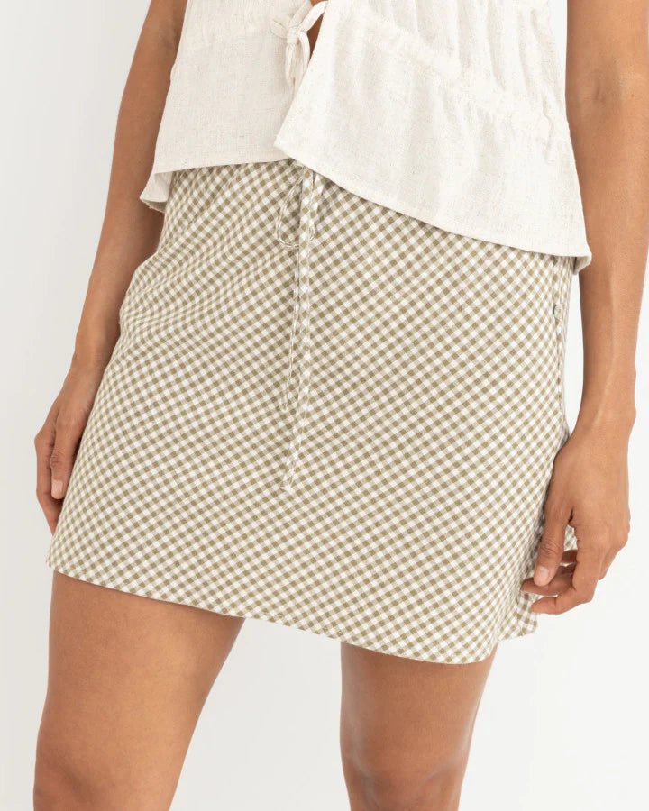 Lola Check Bias Cut - Jupe Courte FemmeSkirtRhythm