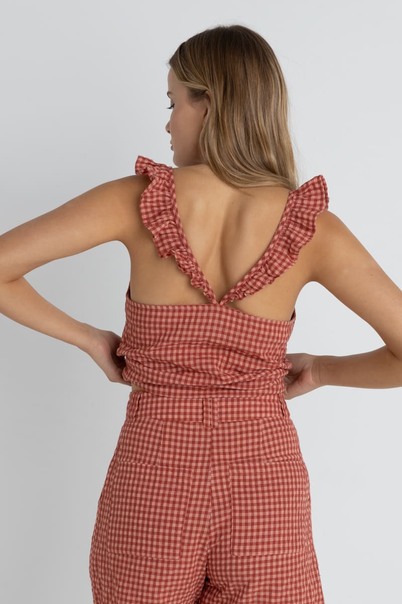 Lola Check Cami - Top FemmeDébardeursRhythm