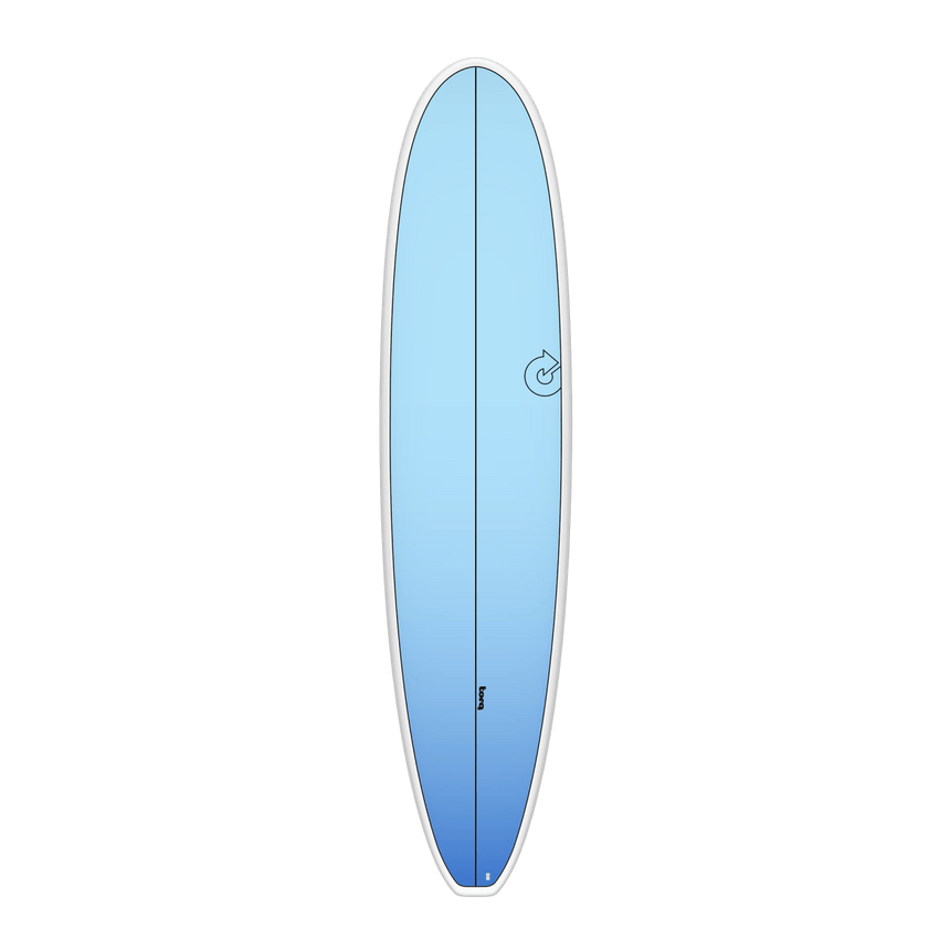 Long Tet Retro Fade White Rail 8"0 Planche De Surf LongboardLongboardTorq