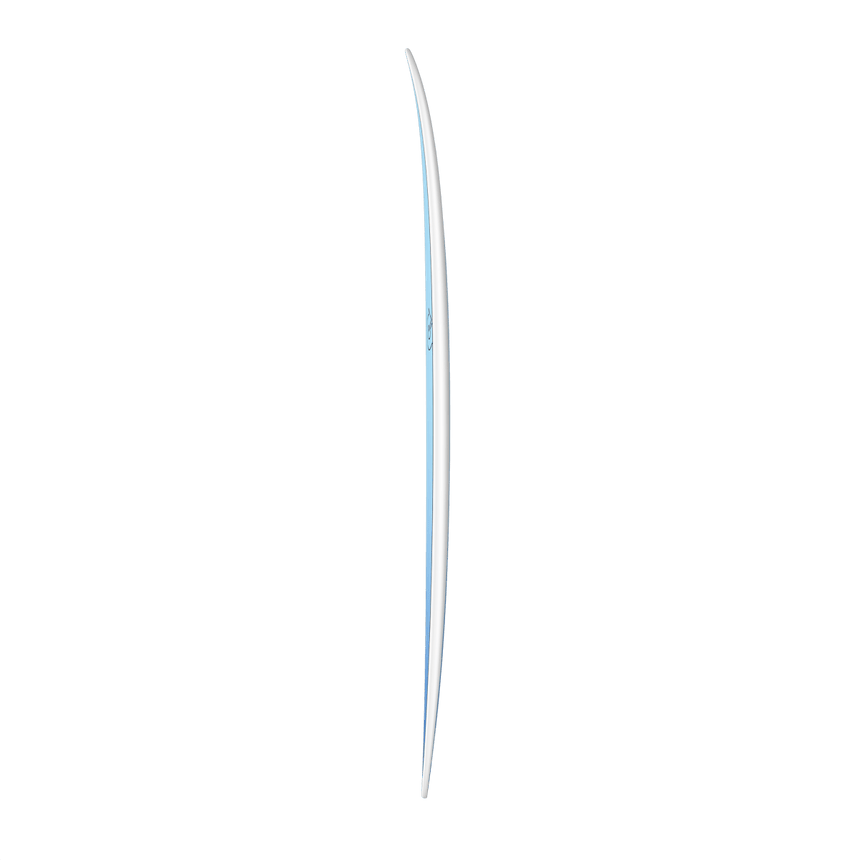 Long Tet Retro Fade White Rail 8"0 Planche De Surf LongboardLongboardTorq