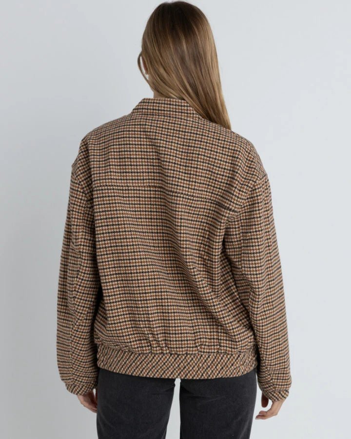 Luca - Veste Oversized Check Bomber - Veste FemmeVestesRhythm