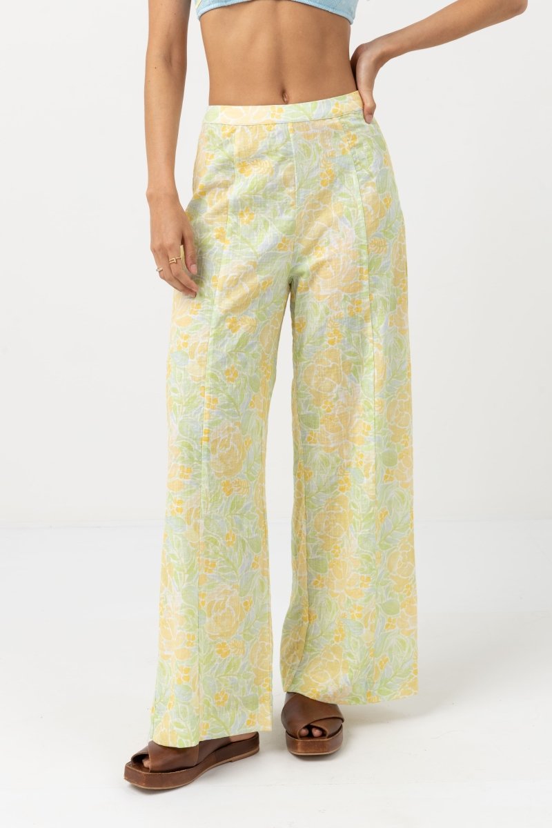 Magnolia Floral - Wide Leg Pantalon FemmePantalonsRhythm