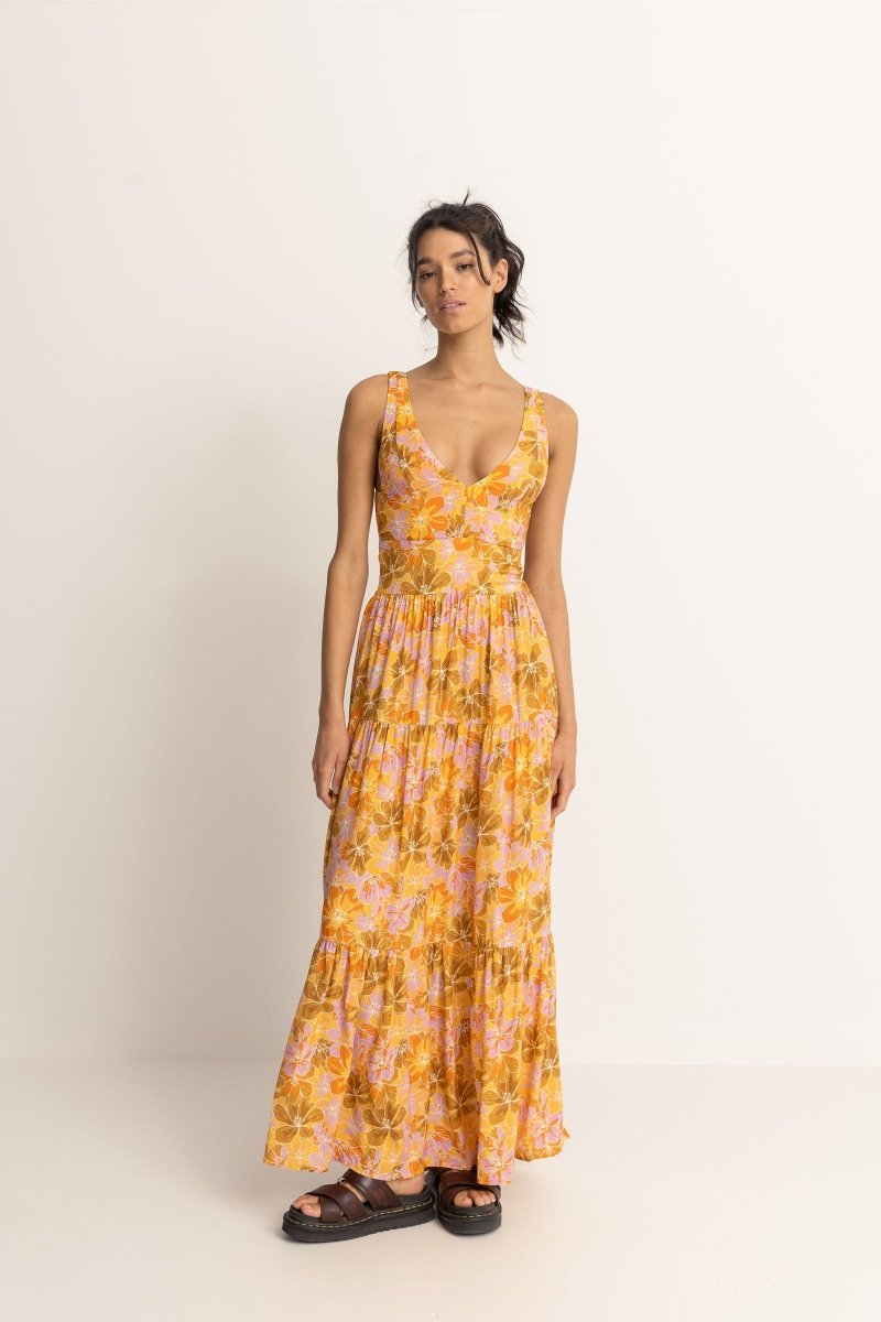 Mahana Floral Tiered - Robe Longue FemmeDressRhythm