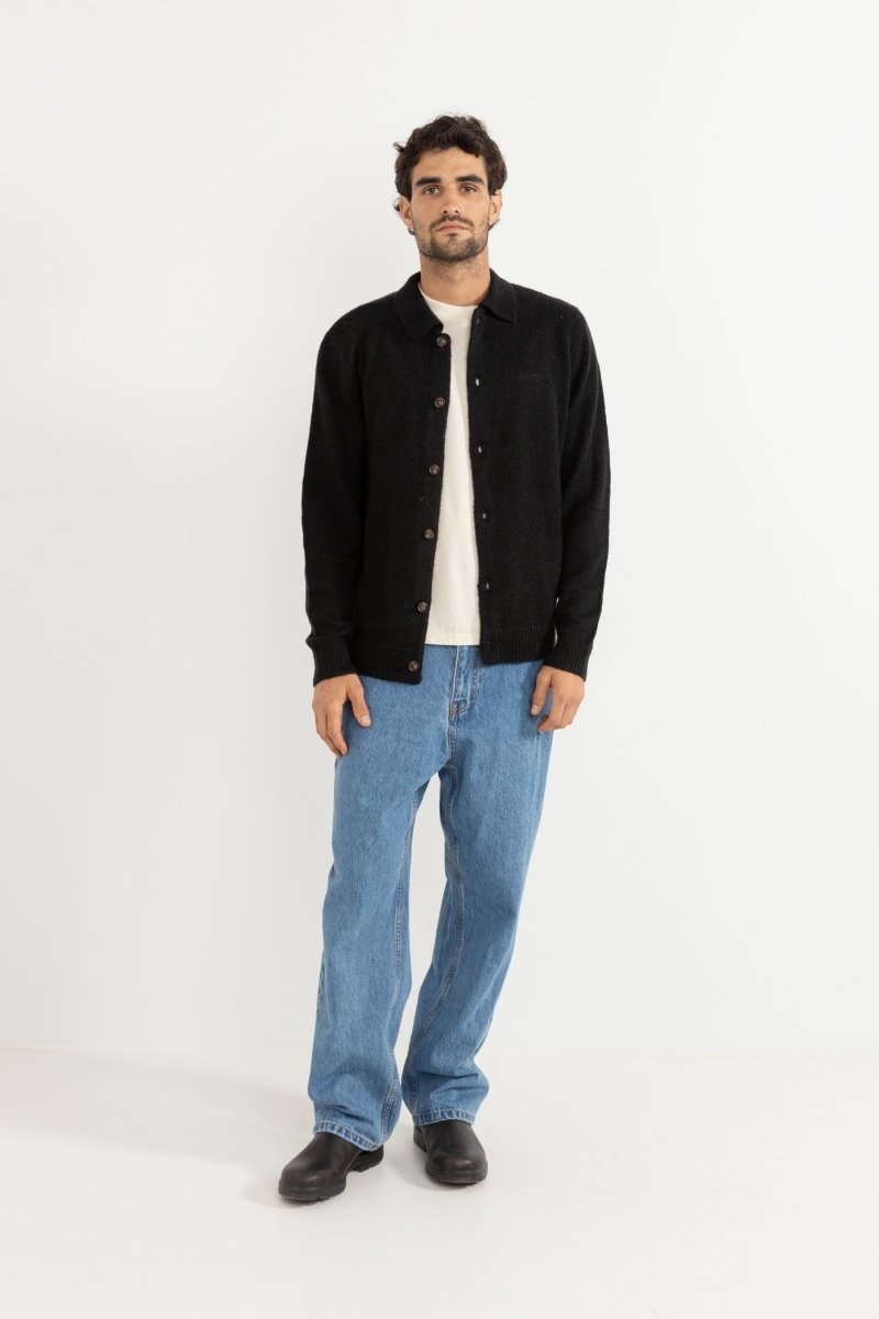 Mohair Button up - Gilet en laine HommePullRhythm