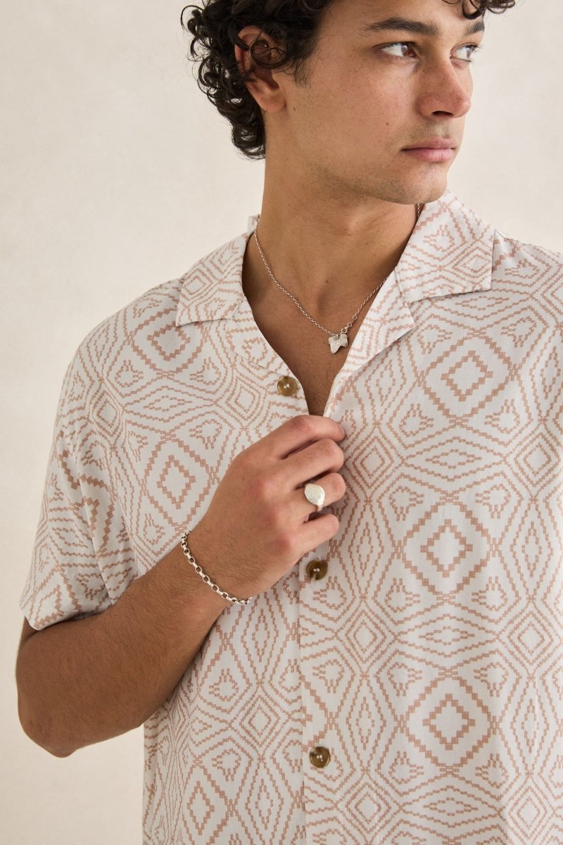 Mosaic SS Shirt - Chemise HommeChemisesRhythm